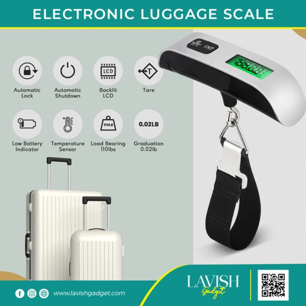 Electronic Luggage Scale - Lavish Gadget